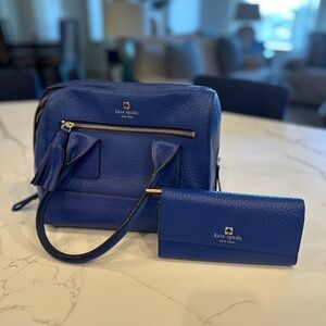 Kate Spade Southport Avenue Alessa Satchel and Matching wallet